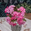 Decorative Flowers 10 Head Artificial Silk Flower Plastic Hydrangea Single Bundle DIY Wedding Home Year Decoration Accessories Bottle