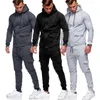Herrspårmän sätter tröjor med nya huva för huva och vinter med huva Hooded Hooded Casual Sports G2111111111111