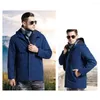 Men's Jackets Stylish Men Jacket Lightweight 3 Temperature Modes Washable Stable Performance Heating Coat USB Keep Warm