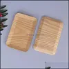 Other Smoking Accessories Wood Plate Tea Fruit Tray Tobacco Smoking Storage Wooden Rolling Pallets Home El Usef Mti Style Drop Deliv Dh7Dg