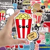 50pcs-Pack Movie Night Stickers Wholesale Vinyl Sticker Waterproof Laptops Car Scrapbooking Water Bottle Guitar Box Skateboard JDM Bagage Decal