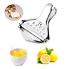 Centrifugeuses Acier Inoxydable Citron Wedge Squeezer Pince Manuelle Agrumes Pour La Maison Cuisine Bar 4 Pièces