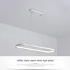 Żyrandole minimalizm nowoczesny żyrandol LED do salonu jadalnia kuchnia sypialnia lampa lampa biała prosta konstrukcja wiszące światło