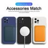 New iPhone 15 Attil Original Magnetic Liquid Silicone for iPhone15 14 12 11 13 Pro Max Mini 8 Plus SE لحالات الشحن اللاسلكية Magsafe