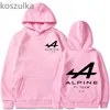 Men039s Bluzy Alpine F1 Bluza z kapturem list nadrukowana bluza Kawaii Print Boy Pullover Mężczyznę mody Hip Hop Long Sleeve 5567807