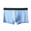 Unterhosen Anti-Pilling Trendy Mid Waist Stretchy Höschen Plus Size Männer Dünn für den täglichen Gebrauch