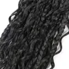 Estensioni dei capelli sintetici Spring Kinky Twist Crochet Hair For Africa Donna Trecce Natural Goddess Box Braidslocs