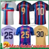 22 23 LEWANDOWSKI ANSU FATI soccer jersey MEMPHIS PEDRI FERRAN 2022 2023 ADAMA F DE JONG DEST shirt barcelonas kids kit Men women long