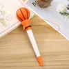 Ejektion Boxing Ballpoint Pen 18cm Barn Pennor Julklapp Fotboll Basket Baseball Tennis Plastic Creative