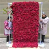 Flores decorativas SPR China Supplie decoración Floral para el hogar ramo de peonía rosa pared de flores artificiales de seda telón de fondo de boda