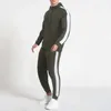 Herren-Trainingsanzüge, Herbst- und Winter-Sportbekleidung, amerikanischer Cardigan-Anzug, Kapuzenpullover, Jacke mit Rand, Laufinformationen, zweiteiliges Set G221011