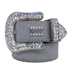 Luxurys Fashion Designer Cintura Bb Simon Cintura da uomo Cintura da donna con diamanti scintillanti Base nera Nero Blu Bianco Multicolor huiya06 NO1