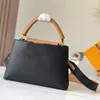 Handtassen schouder diagonale luxe ontwerper high-end Europese en Amerikaanse retro fashion lederen lady tas casual veelzijdige mooie bb portemonnee graan tote vrouwen