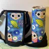 Sublimation Tumbler Carriers For 20oz Straight Tumbler Neoprene Drinkware Handle Bags Heat Transfer White Blank Cup Holder A12