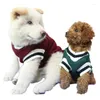 Vêtements pour chiens Vêtements en coton pour animaux de compagnie Manteau d'hiver Chiot Pull tricoté Pull pour chat Vêtements Costume Produits en gros