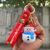 Bonhomme De Neige De Bande Dessinée De Noël Porte-clés Père Noël Bretelles Elk Arbre Chaussettes De Voiture Pendentif Sac Suspendu Bijoux Petit Cadeau En Gros 22 Styles