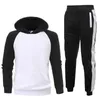 Men's Tracksuits autumn and winter men's fleece hoodie pants casual sports daily wear suit G221011