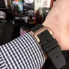 Luxus Uhren Replikate Richadmills Automatische Chronographen Armbanduhr 01103 Vollautomatische Bewegung Sapphire Spiegel Gummi -Watchband Swiss Brand Designer Ho