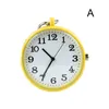 Orologi da taschino Orologio da polso analogico al quarzo con quadrante rotondo piccolo orologio portachiavi AC889