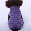 Köpek giyim kedi kint süveter kapşonlu evcil hayvan köpek yavrusu ceket ceket sıcak giysiler 2 renk 6 boyut