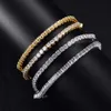 Подвесные ожерелья мужская теннисная цепь 3 мм 4 мм 5 мм ожерелье хип -хоп украшения BC019 221012