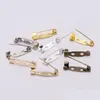 Pinos broches 50pcs/lote 15 20 25 30 35 40 40 mm Broche Clip Base Pins de segurança Configurações em branco para jóias DIY FORNECIMENTO 784 T2 D DH1XJ