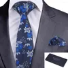 蝶ネクタイガスルソン高品質のシルクフローラルメンは、ウェディングパーティーのためのギフトボックススーツを添えてレッドグリーンブルーのネクタイとハンカチセット