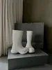 22ss Top-Designer-Schuhe CROSS Regenstiefel Gummi runder Kopf Luxus wasserdicht gemeinsam Größe 35-43