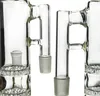 Glasschüssel, Aschefänger und Bubbler, Rauchpfeifen und auch super einfach zu reinigen, Recycler-Dab-Rig, Wasserzirkulation, 18-mm-Ölbrenner, 14-mm-Räucherwerkzeuge