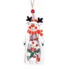 Kerstdecoraties houten auto/herten/boom hangers ornamenten houten ambachten Xmas Tree Kids cadeaubrecoratie