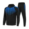 Men's Tracksuits High Quality Autumn Winter New Fashion Fleece Sportswear Hoodie Sports Pants Set G221011