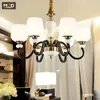 Pendant Lamps All-bronze Zen Chinese Classical Duplex Building Living Room Dining Bedroom Entrance Hall Chandelier