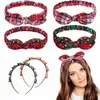 Decorações de Natal Presentes para a faixa da cabeça de menina Xmas Garland Christams Ano 2022 Noel Navidad Decor Accessoires