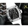 Relojes de lujo para hombre Reloj mecánico Rm53-02 Movimiento automático suizo Espejo de zafiro Correa de caucho Diseñador de marca suiza Reloj de pulsera deportivo