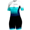 レーシングセットERT Outdoor Triathlon Suit Unisex Bodysuit Jersey Skinsuit Ciclismo Bicycle Splash Clotes Speed Jumpsuit Culotte Hombre