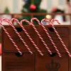 Weihnachtsdekorationen, 6 Stück, Ornamente, Kunststoff-Zuckerstangen, Baum-Hängeornamente