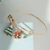 Bangle Trendy Christmas Tree Gift Pendant Bracelet Gold Retractable Adjustable Female Accessories Pulseras Mujer Brazaletes