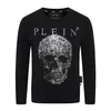 Plein Bear Brand Hoodies Sweatshirts دافئة سميكة من النوع الثقيل الهيب هوب الشخصية المميزة pp skull pullover rhinestone hoodie 21160