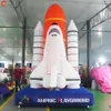 Utomhusaktiviteter Gratis luftfartyg Giant Decoration Uppbl￥sbar rymdskepp Rocket Shuttle Ground Balloon till salu