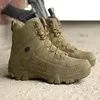 GAI Scarpe eleganti da uomo Outdoor Stivaletti militari in vera pelle Tattica da combattimento Uomo Esercito Caccia Lavoro per Casual Botas 221104