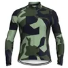 Yarış Ceketleri Açık Camo Camo Uzun Kol Bisiklet Bisiklet Bisiklet Bisiklet Motokros Downhill Gömlek Bisikleti Bike Pro Yarış Giyim Giyim Yolu Mountain Spor Top