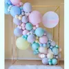 Party Decoration Shiny Gold Outdoor Artificial Flower Shelf Wedding Arch Frame Row Rack Baby Shower Birthday Baptism Balloon Backdrop