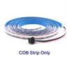 Strips 5V Adresable COB LED Strip Programmeerbare Magic RGB FOB Bar Licht Mobiele app Controle RGBW USB DC5V Powered 320les/M 0,5 m 1m