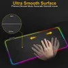 Mouse Pads Wrist Rests RGB Gaming Large Gamer XXL Led Computer pad Big Mat with Backlight Carpet For keyboard Desk 221012