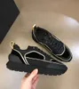 Berühmte Männer Wildleder Nylon Mesh Sneaker Schuhe Runs Racer Low-Top-Sportschuh Weiß Schwarz TPU Plattform klobige Sohlen Casual Walking EU38-45