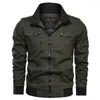 Men's Jackets Winter For Men Warm Coat Thicken Zipper Sports Casual Solid Simple Slim Fit Mens Jacket Clothing