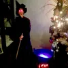 Noel Süslemeleri Cadılar Bayramı Partisi Mist Yapıcı Ultrasonik Su Gölet Çeşmesi Fogger, 12 LED Işık ile Balık tankı Vazo Kuşbath Dekor 221011