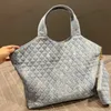 Tygväska Designer Hög kapacitet för kvinnor Klassiska berömda varumärkes shopping Purses kvalitet crossbody plånbok 220317