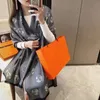 Projektant jedwabny szalik dla kobiet jesienne paszmina luksusowa marka kaszmirowa szalik szali