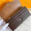 2023 luxurys designers wallet Purse Woman Fashion Wallets Monogrames SARAH Flip Long Envelope Zipper Coin Purses With Box Dust Bag M60531 60531